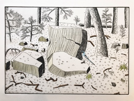 Standing Stones
etching
7.5" x 10.5" unframed
$250 Standing Stones
etching
7.5" x 10.5" unframed
$250